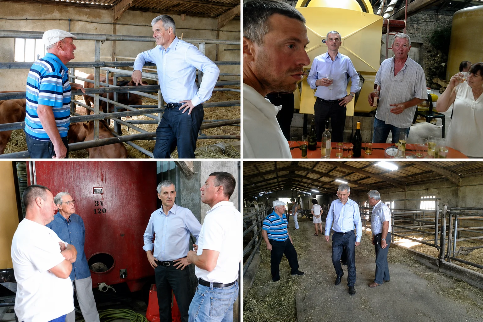 Illustration : Le député Fabrice Verdier à la rencontre des agriculteurs des Plans