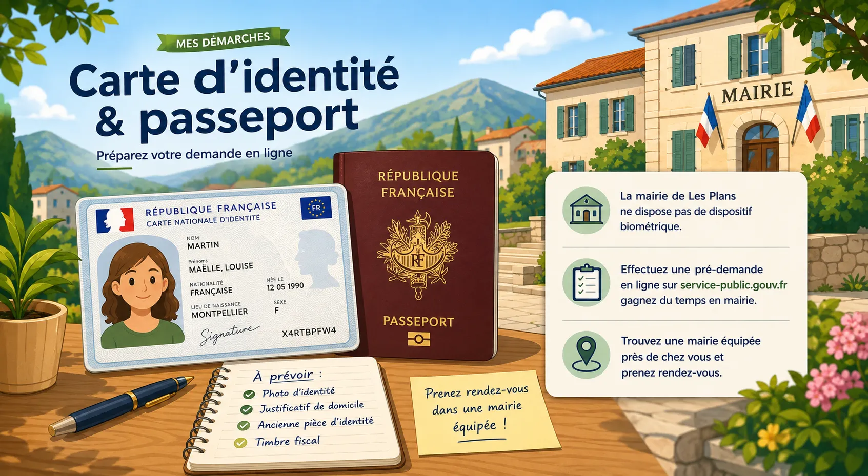 Carte d'identité et passeport