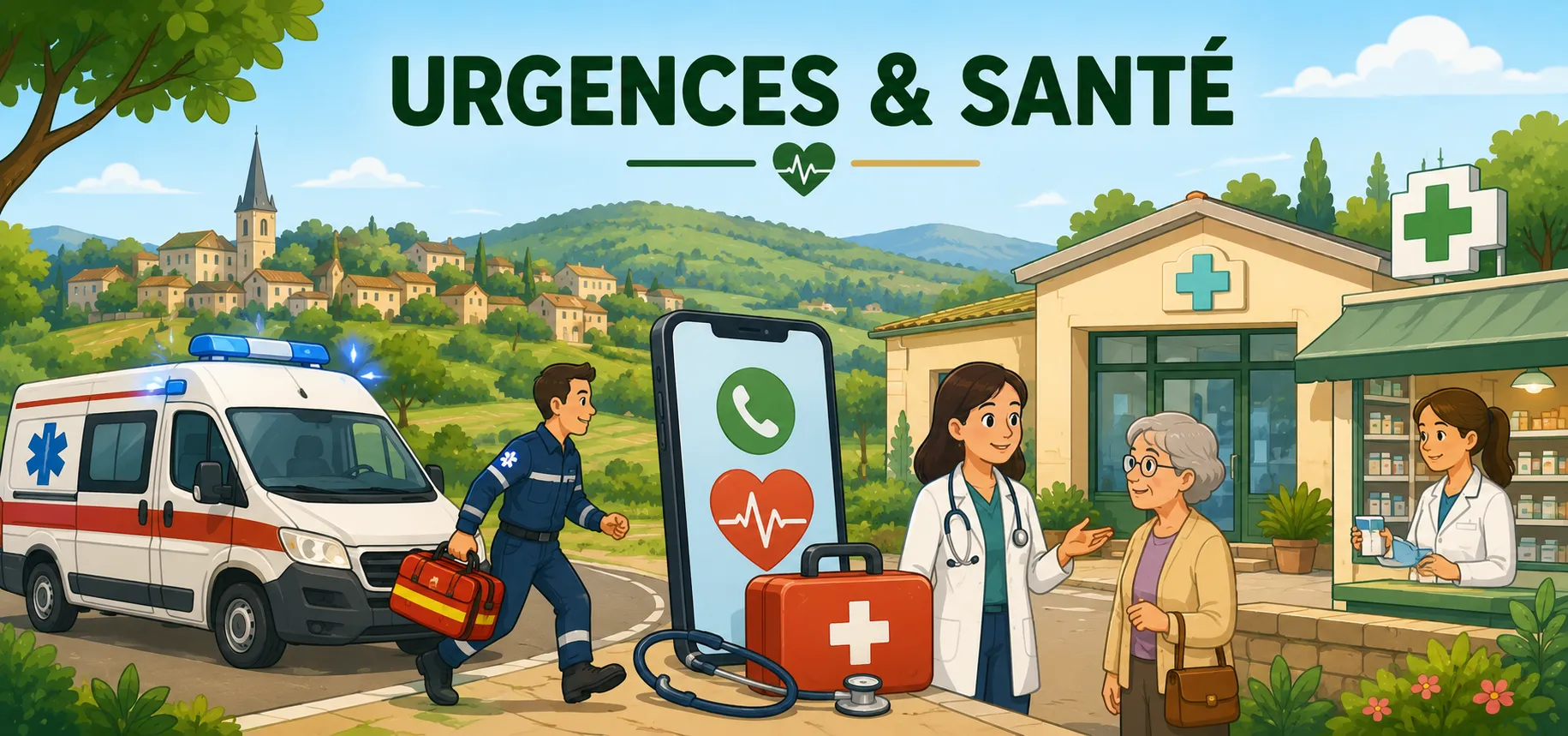 Urgences et santé à proximité de Les Plans